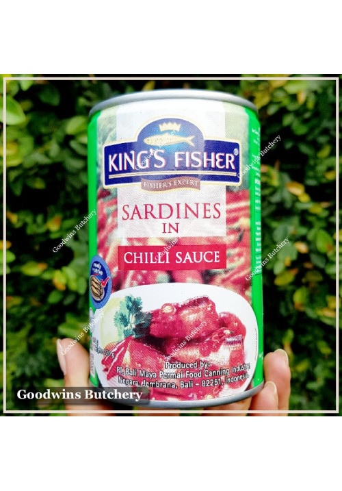 King's Fisher Bali SARDEN SAOS SAMBAL sardine chili sambal sauce HALAL 425g